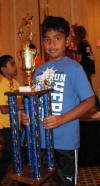Satvik Reddy has competed in four major chess tournaments so far this year with 20 wins and only two losses in his age group.  Provided by Jacksonville Country Day School